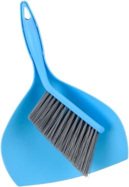 Mini Bezem en Stoffer Set - Kleine Schoonmaakset - Bureau Schoonmaken - Met Ophanggat — thumbnail 1