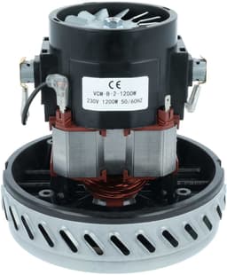 vhbw-vervangingsmotor compatibel met Numatic WV 900-2, WV 900, GVE370, TT 3450 S, WV 2004, WV 800-2, WVD 1502, CTW 501, CTW 901 stofzuiger - 1200 W — thumbnail 2