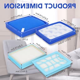 Set van 2 vervangende filters voor PowerPro Expert stofzuiger | Geschikt voor FC9729/09, FC9741/09, FC9742/09, FC9743/09, FC9744/09, FC9745/09, FC9746/09 | Stofzuigeraccessoires, HEPA-filters, Vervangingsonderdelen — thumbnail 5
