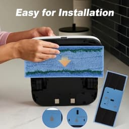 8 stuks wasbare dweildoeken geschikt voor iRobot Braava M6-serie, herbruikbare dweilpads voor i Robot Braava Jet M6134 (M6-Mixed 8 stuks) — thumbnail 5