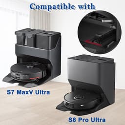 3-delige Hoge Snelheid Reinigingsborstel - Geschikt voor Roborock S7 MaxV Ultra/S8 Pro Ultra — thumbnail 3