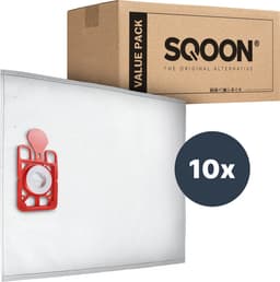 SQOON® Stofzuigerzakken geschikt voor Numatic NVM 1CH Henry / Hetty / James PPR240 - Model 604015 - 10 stuks — thumbnail 1