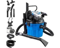 Tapijtreiniger - Tapijtwassers - Nat-Droogstofzuigers - Multifunctionele Stofzuiger - met Accessoires - Blaasfunctie - Stopcontact - voor Huis - Garage - Auto - Tapijt - 1500W - 18L - Blauw