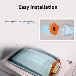 12x Stofzakken - geschikt voor Makita DCL182ZB, DCL182, CL107FD, DCL282, CL121D, CL002G - 194566-1 Blauw - voor kruimeldief snoerloos, handstofzuiger — thumbnail 4