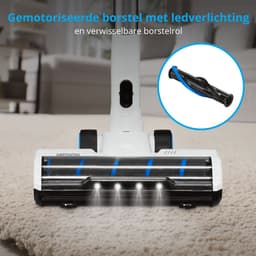 MEDION P400 W steelstofzuiger met wisfunctie (snoerloos, zakloos, cycloontechnologie, 400 watt, 2-in-1 steelstofzuiger, handstofzuiger, oplaadbare batterij, stofsensor, HEPA H13, LED-touchdisplay, bor — thumbnail 5