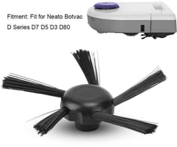 Atyhao 6x Vervangende Zijborstels voor Neato Botvac D Series D7 D5 D3 D80 Robotstofzuiger — thumbnail 2