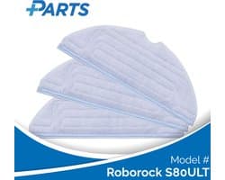 Roborock S80ULT Dweilpads (3 Stuks, Plus.Parts® alternatief voor 8.02.0081)