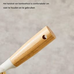 Mini Stoffer Blik - Schoonmaakset Klein - Kleine Ruimtes Reinigen - Houten Handvat - 33.5 cm - Niet Gespecificeerd — thumbnail 5
