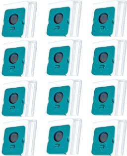 12 Stuks Stofzuigerzakken -VCA-ADB95 Stofzuiger Filter Zakken - Stofzakken - Stofzuiger Vuil Verwijdering Tas - voor Samsung Bespoke Jet VCA-ADB95 Clean Station VS20A95923W reserveonderdelen — thumbnail 1