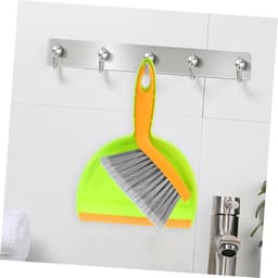 Bezem Stoffer Set - Kleine Schoonmaak - Bureau Reinigen - Compact Ontwerp - 26 cm - Meerkleurig — thumbnail 2