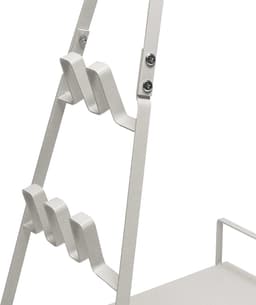 Stofzuiger Standaard - Accessoire Houder - Schoonmaak Organisatie - Vrijstaand Borenloos - 365 x 22 x 58 cm - Wit — thumbnail 3