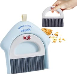 Bezem En Stofblik - Mini Schoonmaakset - Thuis Schoonmaken - Ruimtebesparend Ontwerp - Compact Formaat - Verschillende Kleuren — thumbnail 1