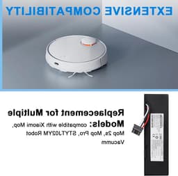 3400mAh Vervangende Accu voor Robotstofzuiger, 14.4V Lithium-Ion Batterij voor Efficiënte Reiniging en Langdurig Gebruik — thumbnail 2