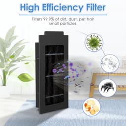 6 Stuks HEPA Filters voor Ecovacs Deebot T50 Omni / T50 Pro / T50 Pro Omni / T50 Max Pro Omni / T30C Omni Robotstofzuiger - Vervangingsfilters door PromoHome — thumbnail 4
