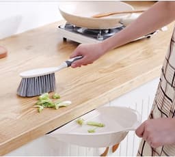 Kleine Bezem en Stoffer - Reinigingsset Desktop - Tafelblad Schoonmaken - Compact Haakontwerp - 1000 Gram - Afbeeldingskleur — thumbnail 4