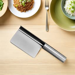 Kruimel Schraper - Tafel Schraper - Tafel Schoonmaken - Roestvrij Staal - 21.6 cm - Zilverkleurig — thumbnail 3