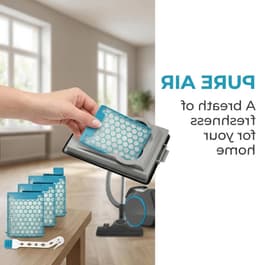 Vervangingsfilterset voor stofzuigers met HEPA-fijnstoffilter, AirClean-filters en reinigingsborstel, geschikt voor optimale luchtkwaliteit en allergieën — thumbnail 5