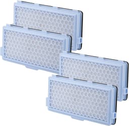 4 stuks AirClean SF-HA 50 HEPA-filterpatronen, accessoires voor Miele S4, S5, S6 en S8 Guard S1 / L1, Compact C1 en C2 / Complete C2 en C3 — thumbnail 1