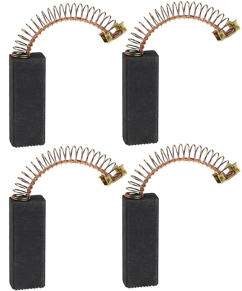 Dailygoods- Koolborstels 4 Stuks - 10,8 x 6,9 x 30,0 mm - Compatibel met Numatic Henry George - Vervangt Onderdeelnummer 220702 - Koolstof - Aanbevolen Vervanging - Motorborstels — afbeelding 1