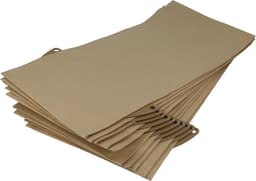 Stofzuigerzakken Papier - Cilinderzakken - Stofvrij Werken - Perfecte Pasvorm - 415 cm x 205 cm - Bruin — thumbnail 4