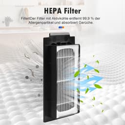 JGS Premium - Accessoireset voor robotstofzuiger: hoofdborstel, stofzakken, dweilpads, filters, zijborstels, reinigingsborstel - Geschikt voor Ecovacs Deebot T50 Omni / T50 - Reinigingsset met 20 delen — thumbnail 5