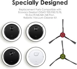 Zijborstel Geschikt voor Ecovacs Deebot OZMO 920, 950, T5, T8 AIVI Max — thumbnail 5