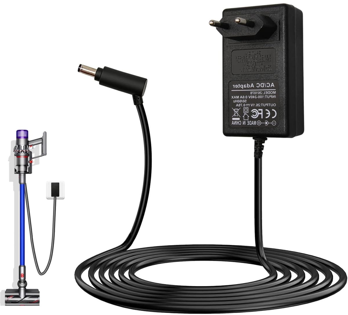 26.1V Oplader voor Draadloze Stofzuigers V6 V7 V8 — afbeelding 1