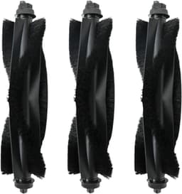 3 stuks rolborstel - Geschikt voor Eufy G50 Hybrid (SES) - L60 Hybrid (SES) - L60 - L60 SES - L50 - L50 SES - 3.5*17.5cm - Onderdelen - voor robotstofzuiger - zwart — thumbnail 1
