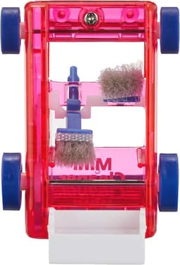 Mini Desktop Cleaner en Dust Sweep - Blauw Transparant — thumbnail 4