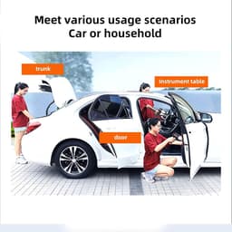 Draagbare Handstofzuiger - Draadloze Mini Stofzuiger - Auto en Thuis Reinigen - Vier-in-één Functies - 5000 Pa Zuigkracht - defult — thumbnail 4