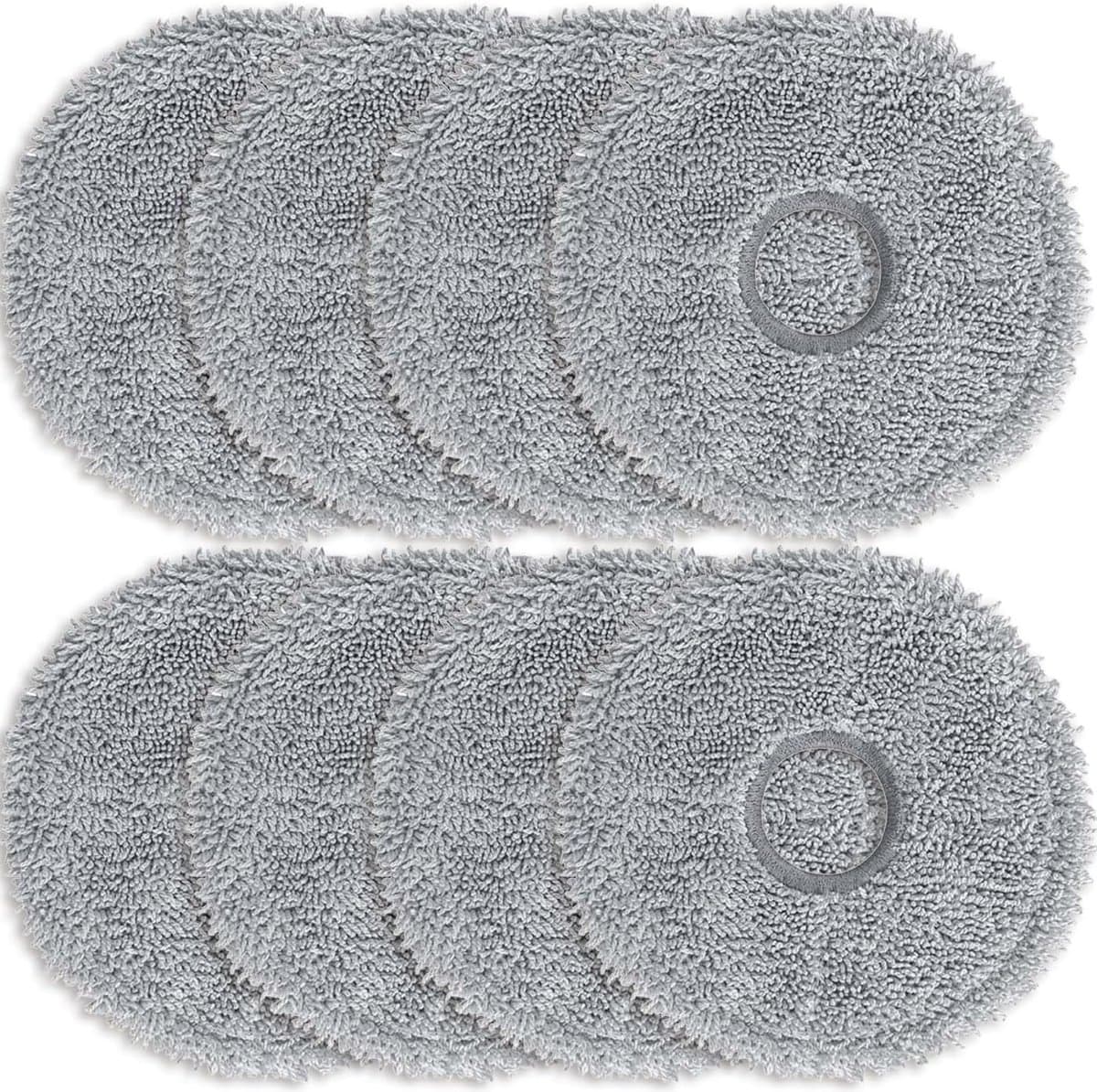 8 microvezel dweilpads geschikt voor Dreame L10s Ultra / L10 Ultra / L20 Ultra / L10s Pro Ultra Heat / X40 Ultra Complete & X10+ / X20+ Wet Vervangende doekjes — afbeelding 1
