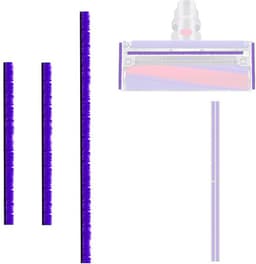 Store_7 - Set van 3 pluche strips - Stofzuiger accessoires - Blauw - Zelfklevende — thumbnail 1