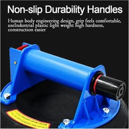 Vacuümzuignap - Glazen lifter - Zware objecten tillen - Verbeterde adsorptie - 8 inch - Zwart — thumbnail 3