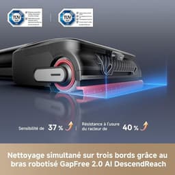 Dreame H15 Pro FoamWash Nat- en Droogzuiger - Zelfreinigend met Heet Water - 18000 Pa Zuigkracht - Foam Wash Technologie — thumbnail 2