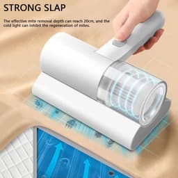Handstofzuiger - Draadloze reiniger - Huis reinigen - HEPA filtratie - 7.4V - Wit — thumbnail 5