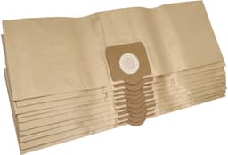vhbw 10 stuks stofzakken, compatibel met Rowenta RB 57, 68, 67, 59, 58, 69, 60, 62, 61, 64, 63, 66, 65 stofzuigers – vulvolume 20 l, 34 cm x 23,7 cm, bruin — thumbnail 2