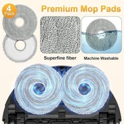 Accessoireset voor Dreame L40s Pro Ultra, X50 Ultra Complete, L50 Pro Ultra en X50 Master - 2 hoofdborstels, 4 stofzakken, 4 HEPA-filters, 4 mopdoeken, 4 zijborstels en meer — thumbnail 2