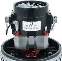 vhbw vervangingsmotor compatibel met Numatic WVD 1800, WVD 1802, WVD 2000, WVD 572, WVD 900, WVD 902 stofzuigers - 1200 W — thumbnail 4