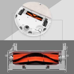 SnelShoppen - Verwijderbare rolborstel Geschikt voor Xiami Ro-borock S5 S6 Max Pure Maxv S50 S51 S55 T6 Stofzuiger Accessoires - 1 Set van Duurzaam AB — thumbnail 4