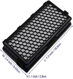 Stofzuiger Onderdelen - Actieve Filter HEPA FILTER - Miele S4 S5 SF-AH 50 Serie - S5780 Kat en Dog5000 S8330 s6240 S6240-S6760 Serie - 2 stuks . — thumbnail 4