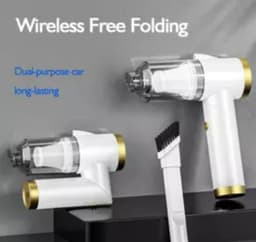 Handstofzuiger voor Auto, handstofzuiger draadloos met licht, Rechargeable draagbare , toetsenbord, lade, desktop 9000PA — thumbnail 3