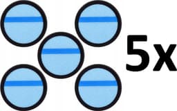 5 stuks: Wasbaar HEPA-luchtfilter vervanging voor PHILIPS PowerPro Aqua / Uno / Duo serie steelstofzuigers. Vervanging voor het originele filter CP9985/01 en Philips FC5007/01. — thumbnail 1