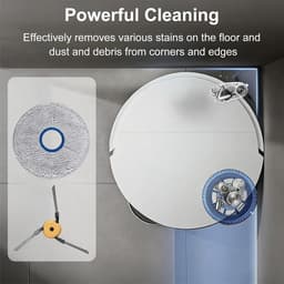 26 stuks - geschikt voor dreame robotstofzuiger -geschikt voor dremel X60 Max Ultra robotstofzuiger - inclusief 2 hoofdrolborstels - 6 dweilpads - 6 stofzakken - 6 zijborstels - 4 HEPA-filter - 2 reinigingsgereedschap — thumbnail 3