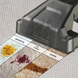 Verte Meubelreiniger - Draagbare Tapijtreiniger – 450 W - Krachtige Zuigkracht - Voor Bekleding – Vlekverwijderaar – Handmodel Vlekverwijderaar voor Banken – Tapijten – Autostoelen – Reiniging van Matrassen en Stoffen – Zwart — thumbnail 5