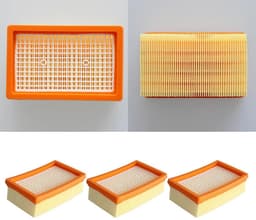Vervangend plat opvouwbaar HEPA-filter geschikt voor Karcher MV4 MV5 MV6 stofzuiger — thumbnail 2