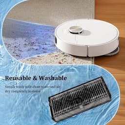 4 stuks vervangende filters voor Dreame L40 Ultra, X40 Ultra, L10s Pro Ultra, X30 Ultra & Mova P50 Pro Ultra - ShopVlot — thumbnail 3