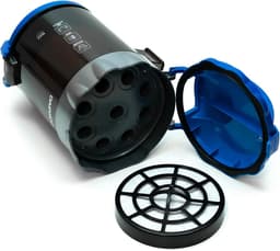 Stofzuiger Zonder Zak - Cilinderstofzuiger Eco - Grondig Schoonmaken - Dubbele Filtratie - 1.5 liter - Blauw — thumbnail 3