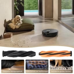 22 delige accessoire set voor Dreame Aqua10 Ultra Track robotstofzuiger - 2 hoofdborstels, 6 stofzakken, 2 dweilen, 4 filters, 6 zijborstels, reinigingsborstel en schroevendraaier — thumbnail 5