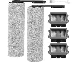 Vervangingsset accessoires compatibel met Tineco Floor One Combo — Hoofdborstel en filterset voor Floor One S7 Pro nat-droog stofzuiger