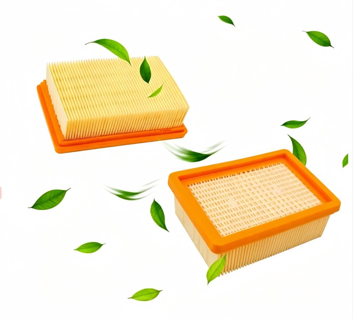2 Stuks Voor KäRcher Stofzuigerfilterset - Filter Voor Stofzuiger -Vlakfilter voor KäRcher Wd4/Wd5/Wd6/Mv4/Mv5/Mv6 Vlakfilter — afbeelding 1